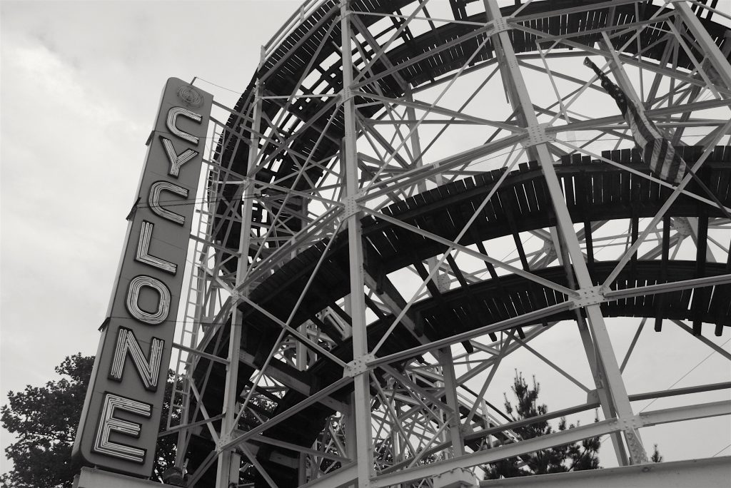 The world's most famous roller coaster. Coney Island, Brooklyn, NY