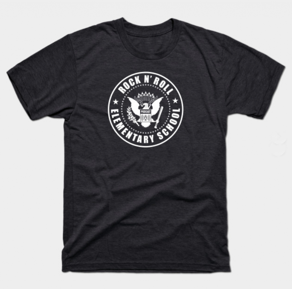 white text and eagle emblem on black t-shirt mockup