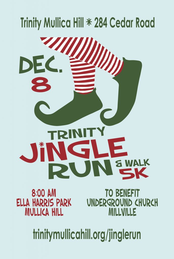 Jingle Run Poster Design Mike Ralph Creative